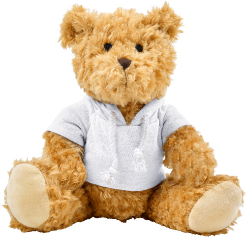 Teddybjørn med hættetrøje