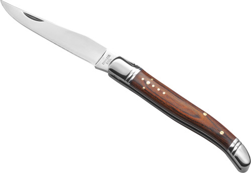 Lommekniv i stål og træ