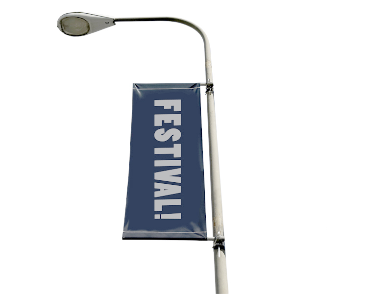 Street banner flagg 60x100 cm